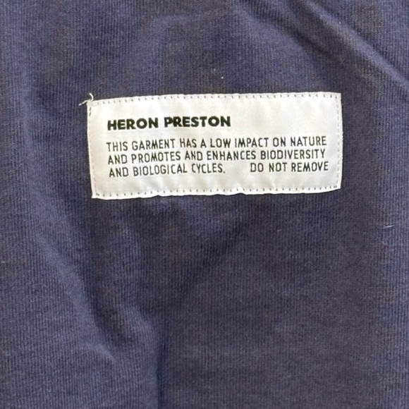 Heron Preston Periodic Tables T-Shirt 'Blue/Orange' Oversized XS - Picture 4 of 7